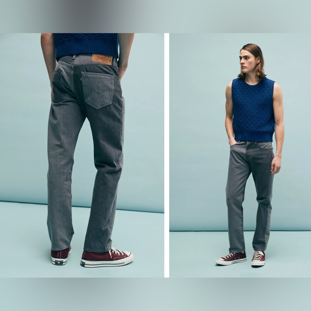 LEVI'S SKATEBOARDING  501  ORIGINAL JEANS Sz 31 X 32 - Picture 11 of 12